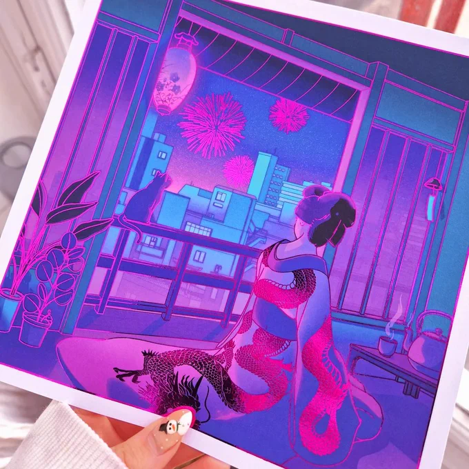 My shop has reopened!!New Holographic prints and Tapestries are now available!   