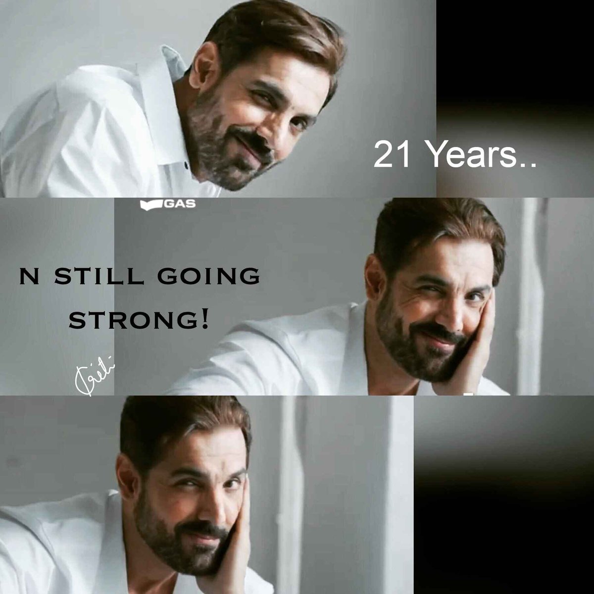 KritiKumar24's tweet photo. A journey that started 21 years ago has evolved into an extraordinary saga of talent, dedication, and cinematic brilliance. 
@TheJohnAbraham, you've set the standard high! Here's to the man who defines longevity in the industry! 🎬🥂
#21YearsOfJohnAbraham
JIM DESERVE NOMINATION https://t.co/I6AIxhZqTN