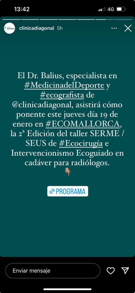 Ramon Balius (@dr_ramon_balius) on Twitter photo Desde <a href="/clinicadiagonal/">Clínica Diagonal</a> con muchas ganas de ver a mis amigos de la <a href="/MskSerme/">SERME</a> y de la <a href="/SERAM_RX/">SERAM - Sociedad Española de Radiología Médica</a> Desde <a href="/clinicadiagonal/">Clínica Diagonal</a> con muchas ganas de ver a mis amigos de la <a href="/MskSerme/">SERME</a> y de la <a href="/SERAM_RX/">SERAM - Sociedad Española de Radiología Médica</a>