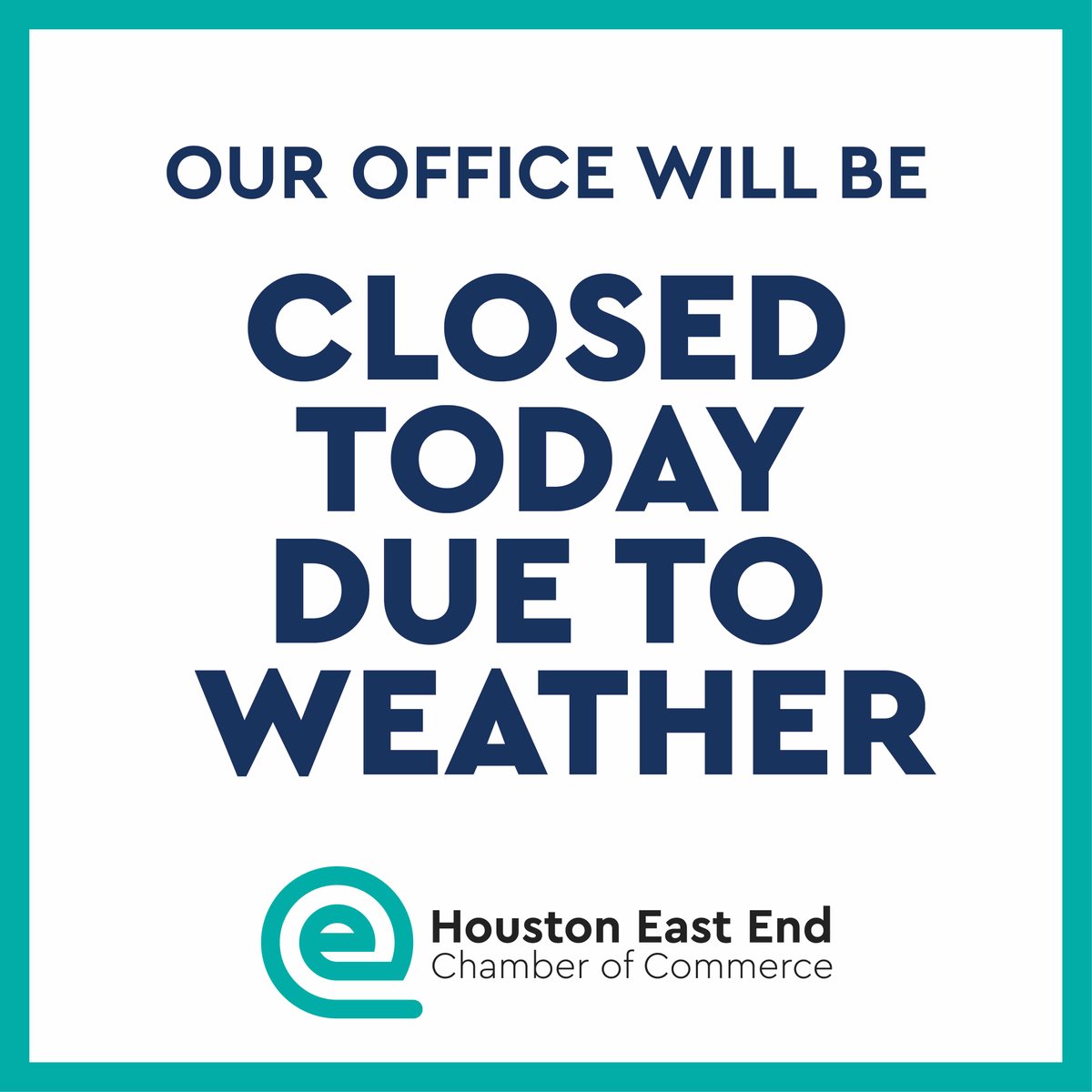 Due to inclement weather, our office is closed today. If you have any pressing needs, our staff is accessible via email. In case of an emergency, please email: frances@eecoc.org. 

We hope everyone is staying warm and safe!