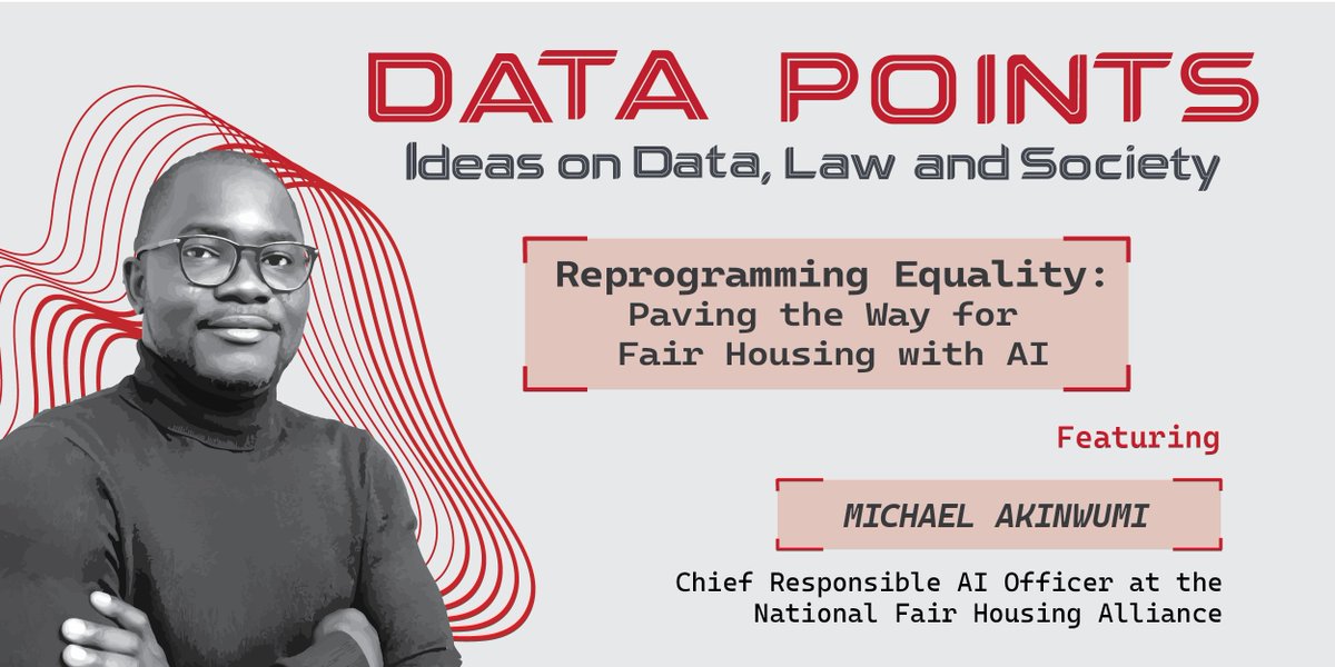 OSU Program on Data & Governance (@ohiostatepdg) on Twitter photo Tuesday, Jan 30! Join PDG & <a href="/datawumi/">Michael Akinwumi</a> from <a href="/natfairhouse/">National Fair Housing Alliance</a> to learn more about how can algorithmic fairness techniques be used to improve equality in housing!
Data Points lecture is supported by <a href="/PorterWright/">Porter Wright</a> @OSU_Law & <a href="/OSUbigdata/">OSU Translational Data Analytics Institute</a>
Register here: osu.az1.qualtrics.com/jfe/form/SV_eq… Tuesday, Jan 30! Join PDG & <a href="/datawumi/">Michael Akinwumi</a> from <a href="/natfairhouse/">National Fair Housing Alliance</a> to learn more about how can algorithmic fairness techniques be used to improve equality in housing!
Data Points lecture is supported by <a href="/PorterWright/">Porter Wright</a> @OSU_Law & <a href="/OSUbigdata/">OSU Translational Data Analytics Institute</a>
Register here: osu.az1.qualtrics.com/jfe/form/SV_eq…