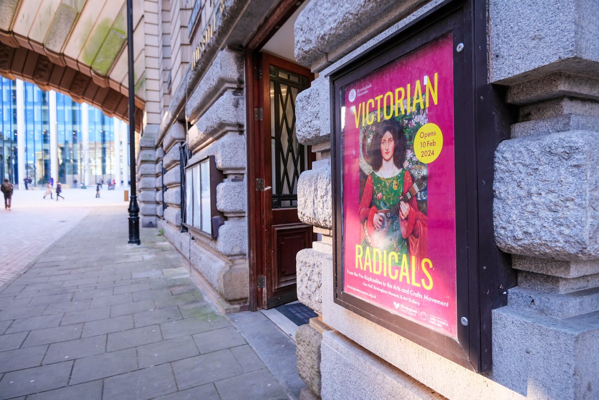 Less than a month away! The Victorian Radicals exhibition opens in the Gas Hall @BM_AG on Saturday 10th Feb. Find out more and book. birminghammuseums.org.uk/exhibitions/vi… Thanks to @staceybarnfield for the photo!