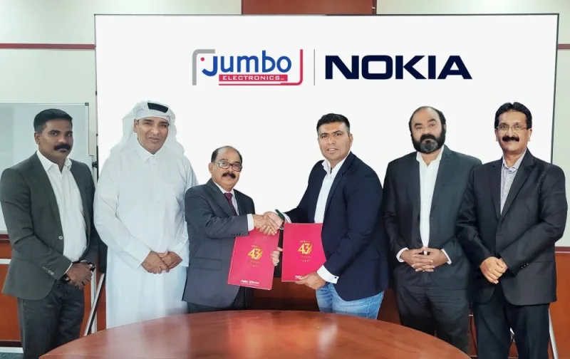 GulfTimes_QATAR's tweet photo. #VideoHome & Electronic Centre – #JumboElectronics, a leading consumer electronics distributor, has announced its exclusive partnership with #HMDGlobal to distribute a comprehensive range of Nokia smartphones, feature phones, and accessories throughout Qatar.
https://t.co/oWXwgYEXPO