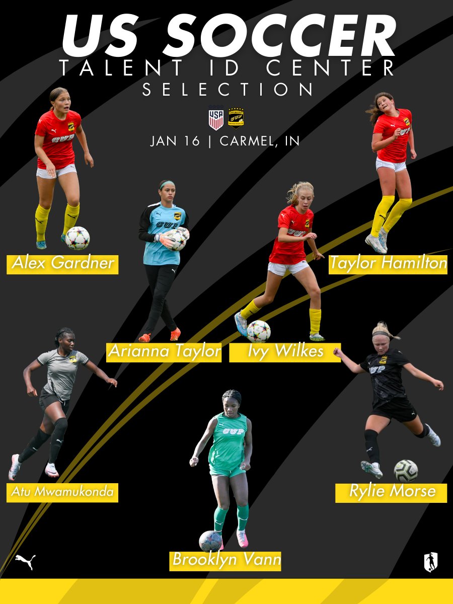 🗣️USYNT ID Center Invite! Congrats to our 7⃣ players on being invited to attend! 💫 #CUP || #ForThePlayers