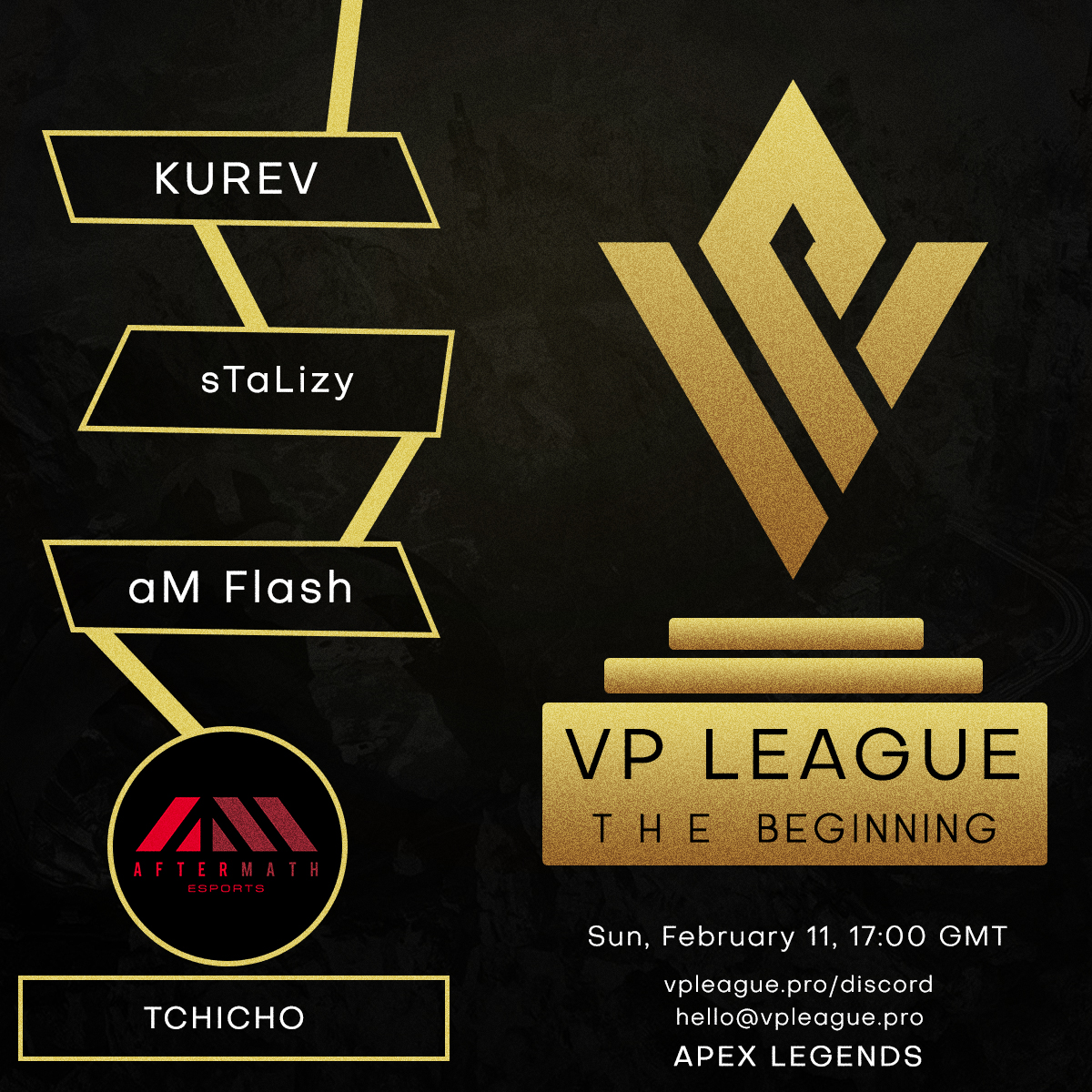 VP_LEAGUE's tweet photo. Welcome @AMEsocials to #THEBEGINNING 2024!

🔸@Kurevvv
🔸@sTaLizyJC
🔸@FlashSSV
 
🎙️  https://t.co/0Sre8DX6TM
🌐 https://t.co/xSFdqaJx2k https://t.co/6nbTDZq17C