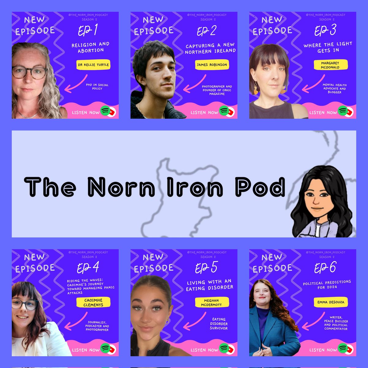 Thank you so much to all the guests who have shared their experiences and perspectives!

The first episode of Season 2 part 2 is estimated to be released on Monday 19th of Feburary,

If anyone is interested on coming onto the podcast, send me a message!

#northernireland