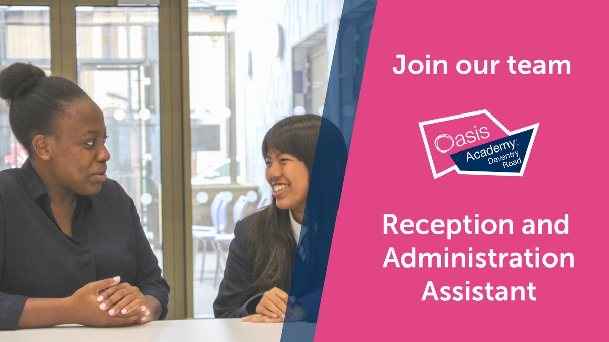 Join the @OADaventryRoad family in #Bristol! We're hiring a Receptionist/Admin Assistant to be the welcoming face of our new academy. If you're passionate about supporting young people & thrive in a dynamic environment, apply now! - oclcareers.org/job/reception-…