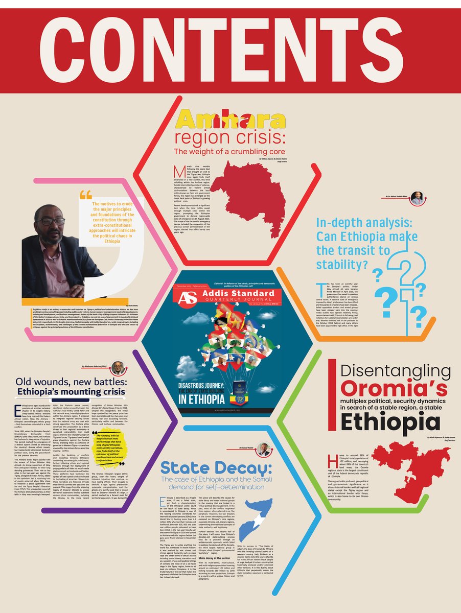 addisstandard's tweet photo. Big News: Introducing the launching of Addis Standard Quarterly Journal -  https://t.co/zFdpG0NkDx

It all started with the Addis Standard monthly magazine, a flagship product of #JAKENN Publishing P.L.C. that was first launched in February 2011. It became home to fine journalism that cut through the noise and delivered substance to become one of the most recognizable independent publications in Ethiopia.

After thorough research and preparations, our magazine is now officially transformed to a Quarterly Journal home to thought-provoking, ideologically refined and powerful contents written by a carefully selected group of prolific writers and outstanding team of journalists from our own newsroom.  

The first print edition of Addis Standard Quarterly Journal is already sold out, but our readers from around the world can order the HD e-version through our online service here: https://t.co/zFdpG0NkDx

It took an in-depth look into the multiple political and security crises compounding the Ethiopian state today, and questions whether Ethiopia will ever have a viable and stable state in the near future.

Addis Standard Quarterly Journal is where knowledge meets class and professionalism in journalism!