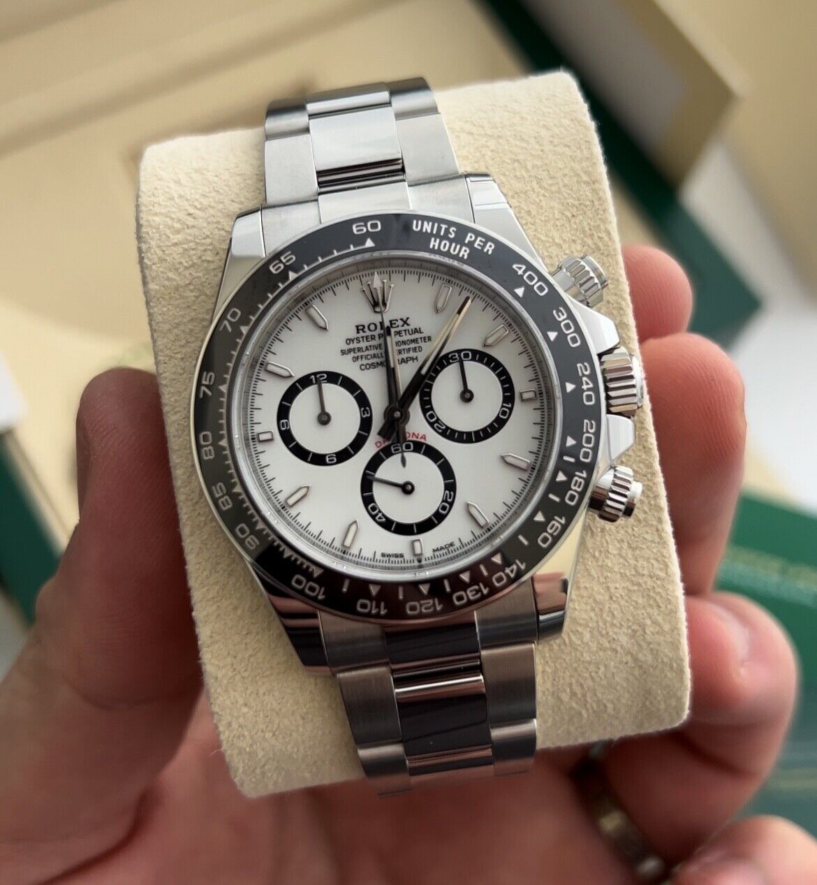 ValueYourWatch on X 2023 Panda Rolex Cosmograph Daytona Ceramic White Dial New Reference 126500LN For sale by watchauthorityfl 36 499 rolex watches valueyourwatch watchmarketplace luxury luxurylif...