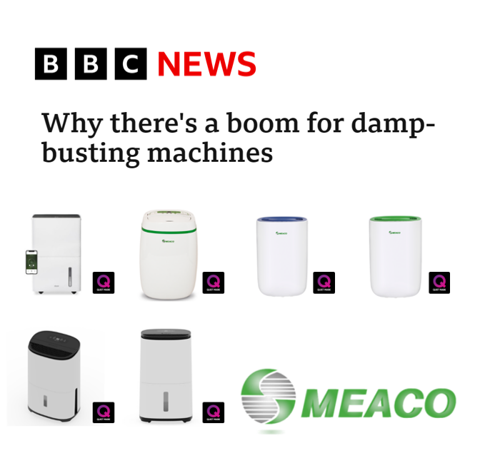 QuietMark's tweet photo. We're delighted to see @meacouk featured in the recent @BBCNews article "Why there's a boom for damp-busting machines"
"Demand has been bonkers" says Chris Michael, Managing Director of #Meaco UK.
Read the article here: https://t.co/e5Sb3CNann
#quietmark #findyourquiet https://t.co/3Kdyj9tWpH