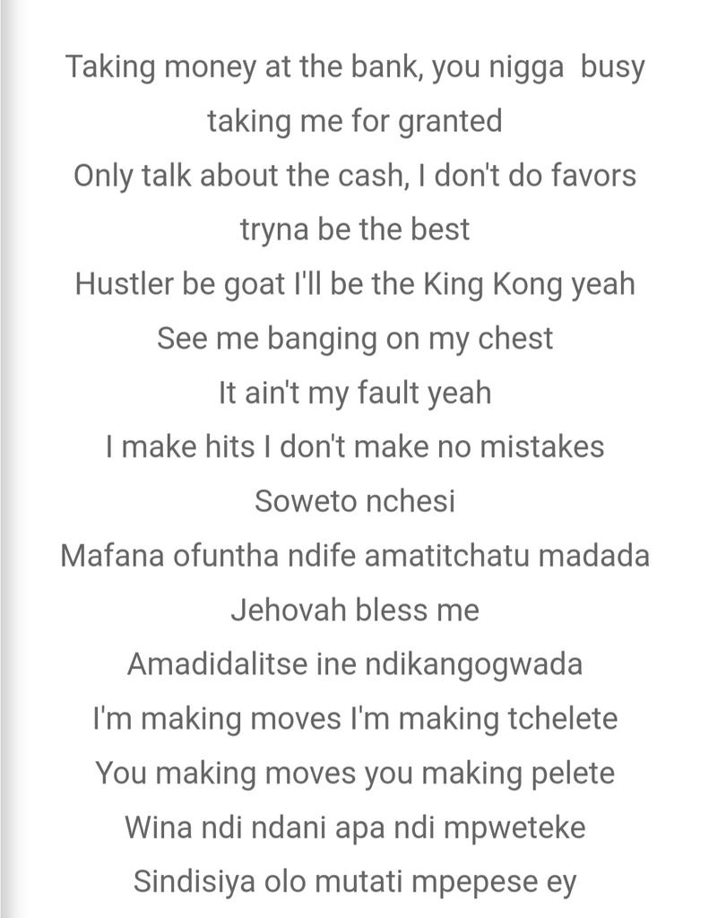 myfrenz4tografa's tweet photo. They ask what I eat I say beats
Who do it better than me
Running the game on my feet
I been lit since 23
They found me in the streets
Trapping in JHB
#forcontext https://t.co/QUd1yJti2B