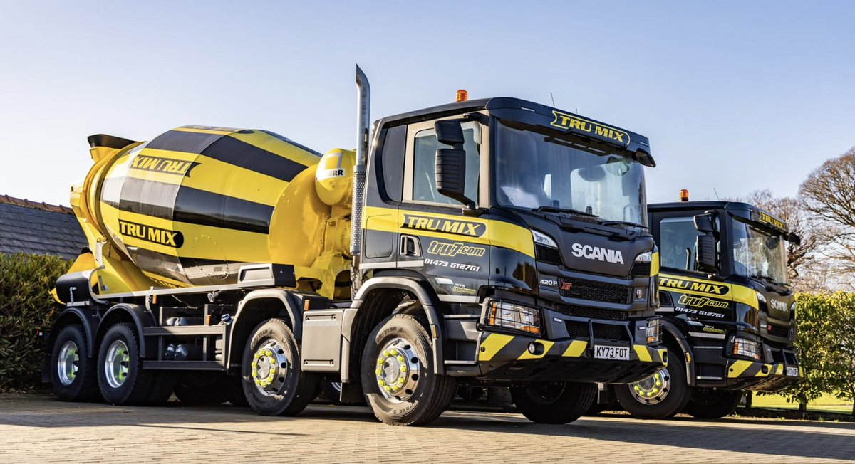 Supplying large commercial and small domestic sites from our Suffolk-wide locations! 🚧 Best Equipment. Best Service. Best Value. For all your ready mix/concrete needs, contact Tru Mix: 📧 - trumix@tru7.com ☎️ - 01473 612761 (Opt. 1). 💻 - tru7.com #tru7