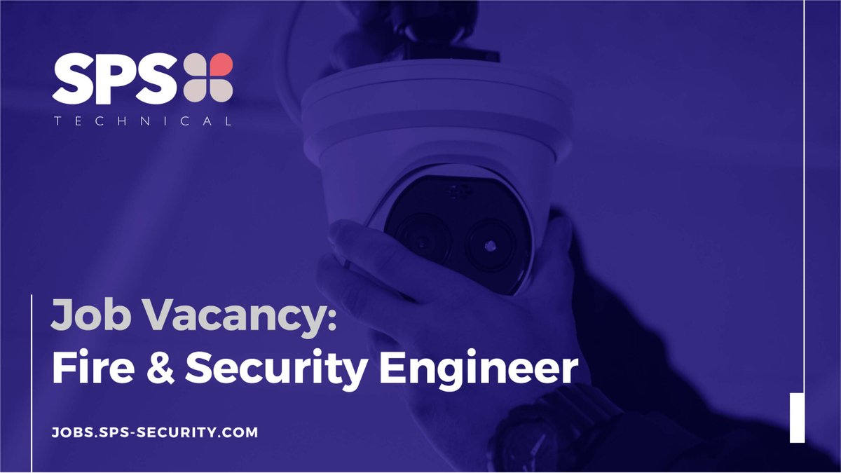 spsteam's tweet image. We&apos;re currently seeking multiple experienced Fire and Security Engineers to join the team at TESS Hull Ltd. Apply by clicking the link below, remember to attach your updated CV+cover letter.

bit.ly/3vEqXlt 

#jobopportunity #securityengineers #fireengineers #jobopening