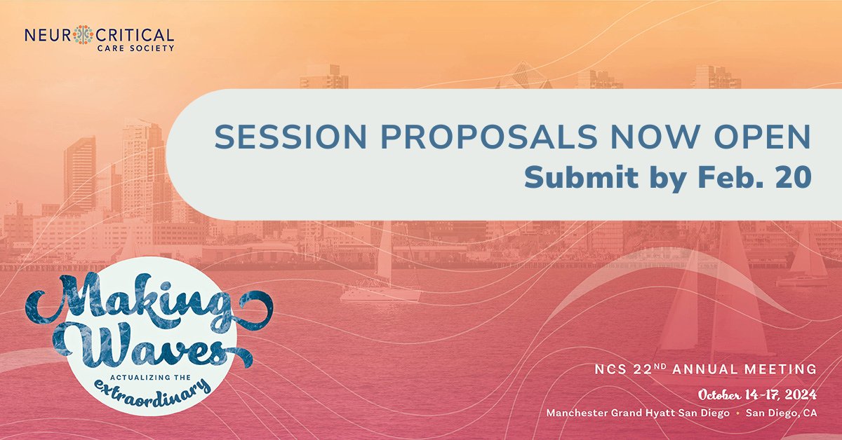 NCS is accepting session proposals for #NCS2024. Now is your opportunity to shape the scientific and educational content delivered at the in-person meeting! Proposals due Feb. 20. Learn more: ow.ly/WKlN50QrlcF