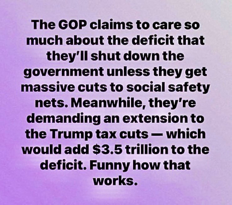 QuietFriend31's tweet photo. House Republicans have crippled #OurFinancialSecurity by threatening to again #ShutDownGovernment
Due to #RepublicanAssaults on our #OurFinancialStability, credit ratings industries lower our #CreditRating costing every American money in #HigherInterestRates
2/2 https://t.co/yJ9apnzgku