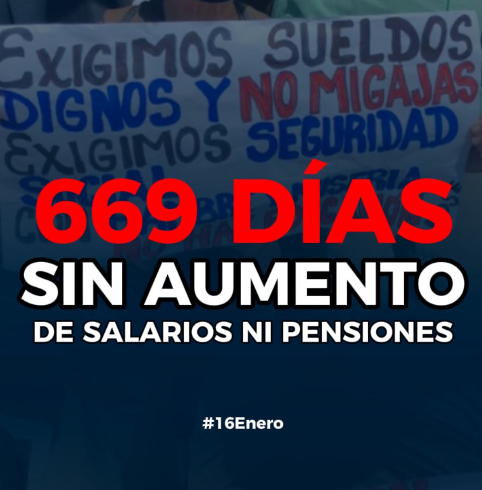 hcapriles's tweet photo. ¡NO HUBO AUMENTO!

El salario mínimo y las pensiones siguen siendo 130Bs, menos de 4$ AL MES. ¡Bono NO es aumento! 

Los pensionados y jubilados NO reciben cestatickets. TODOS los trabajadores y pensionados NO reciben el bono de “guerra”, y este bono NO tiene peso en prestaciones, aguinaldos ni cálculos vacacionales. ¡La “bonificación” del salario es pulverizarlo!

Por otro lado, el peor Gobierno de la historia vende una recuperación económica y un país de maravillas. ¿Por qué si hubo tal recuperación no hubo aumento REAL? ¿Dónde está el HCM?

¡Otra BURLA la de Maduro! Basta de seguir manipulando la necesidad de los venezolanos. Este es un Gobierno para unos poquitos que además viven como reyes. ¡Se pagan y se dan el vuelto!

Los venezolanos tienen derecho a salarios, pensiones y jubilaciones dignas. ¡RECURSOS SÍ HAY!