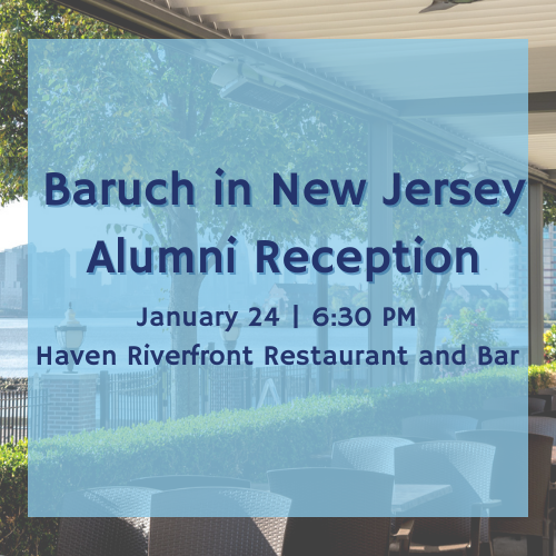 Join us for an evening of cocktails, engaging conversations, and the chance to network with Baruch alumni residing and working in New Jersey. Expand your network, gain valuable insights, and create lasting connections. Learn more and register now: ow.ly/qQOJ50Ql9st