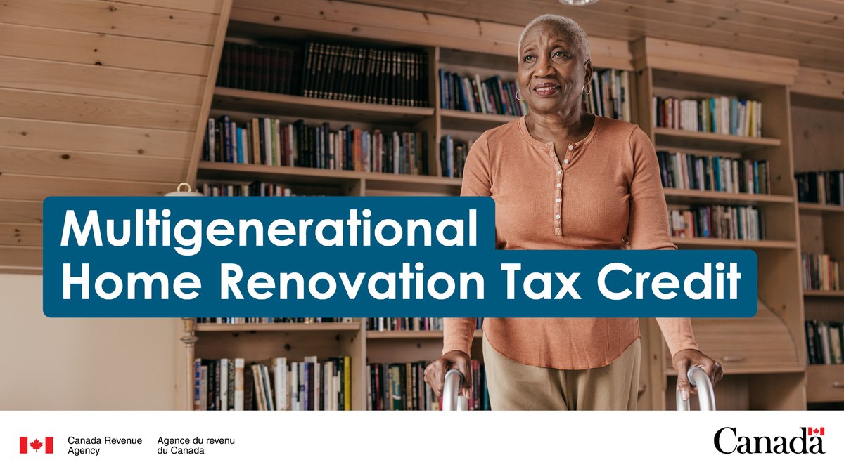 CanRevAgency's tweet photo. Building a secondary unit for a loved one who’s a senior, or has a disability? 🏠🔨 

You might be eligible for up to $7.5K in home renovations! Find out if you qualify 👉 https://t.co/6FqO8cTuQ1 #CdnTax https://t.co/G12DcjNqaC