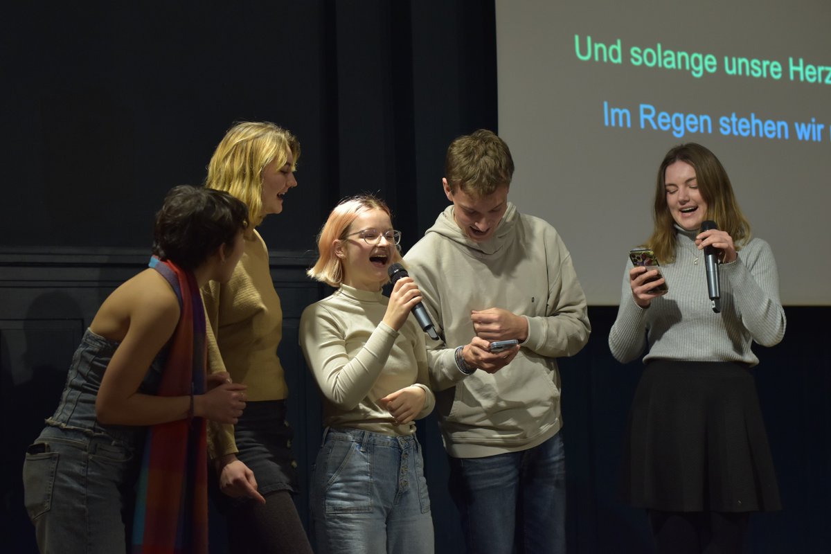 MinervaUni's tweet photo. The Class of 2026 celebrated the beginning of their Spring semester in Berlin during last week's Elevation Feast.

#Community #ClassOf2026 #Berlin #Germany #MinervaUniversity #CommunityEvents https://t.co/8B5f0JjsxN