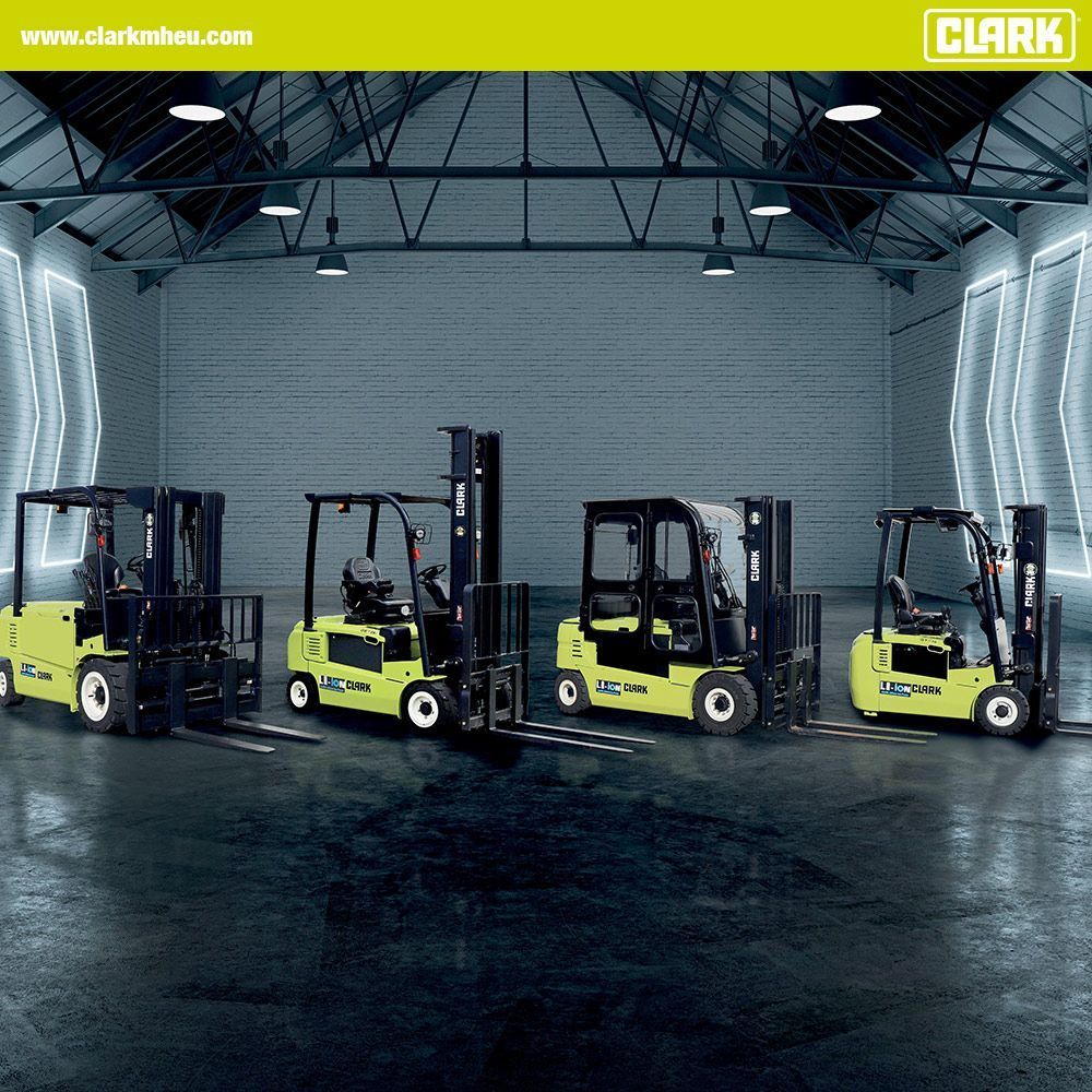 CLARK at the LogiMAT 2024 'CLARK Forklifts: green, sustainable, and strong' CLARK' motto at LogiMAT in Stuttgart from 19 to 21 March 2024. See for yourself and visit CLARK in Hall 9, Stand 9D41. For further information, see: buff.ly/3RSuOCJ