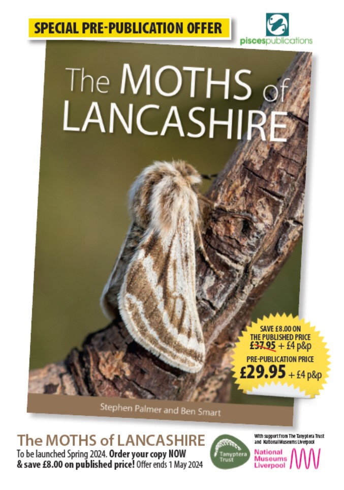 Special Pre-Publication Offer - The Moths of Lancashire by Stephen Palmer & Ben Smart Order your copy here: naturebureau.co.uk/the-moths-of-l…