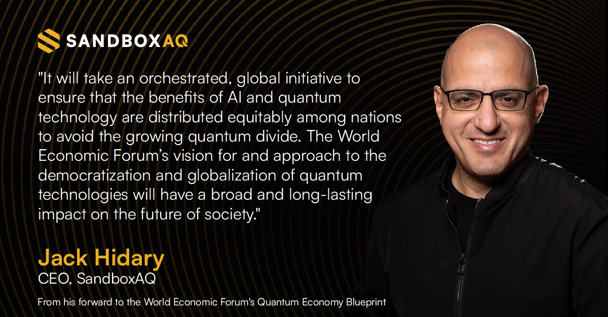 Thrilled to share the @wef's Quantum Economy Blueprint ahead of #WEF24. @KellyRichdale, Senior Advisor for Quantum Safe Security at @SandboxAQ, and I are proud to have contributed to the blueprint, which lays out an essential roadmap for building national #quantum ecosystems…