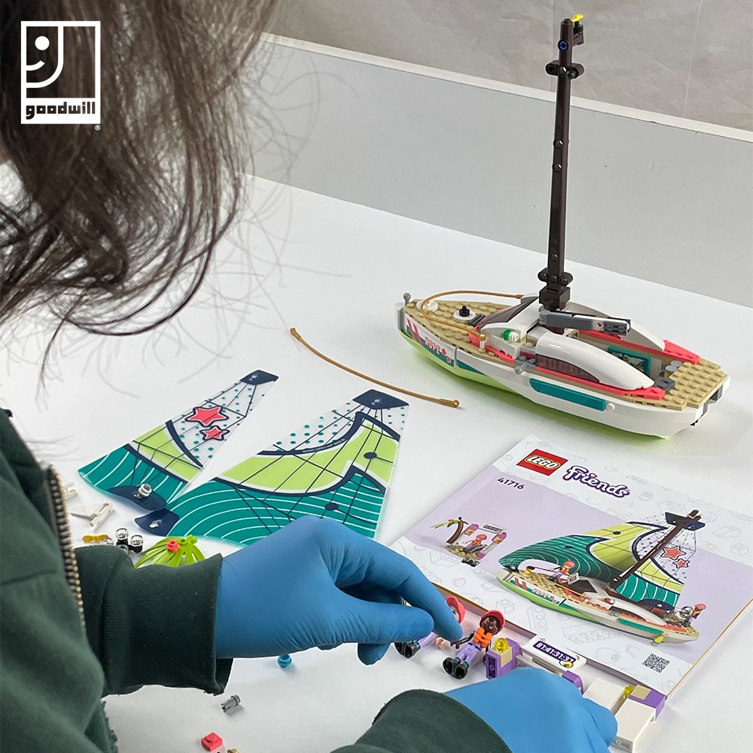 sc_goodwill's tweet photo. Weโre taking you behind the scenes in ecommerce. Playing with LEGOs is hard work, but someone has to do it. ๐#ecommerce #shopGoodwill #goodwilltoall https://t.co/ToiphjVNIL