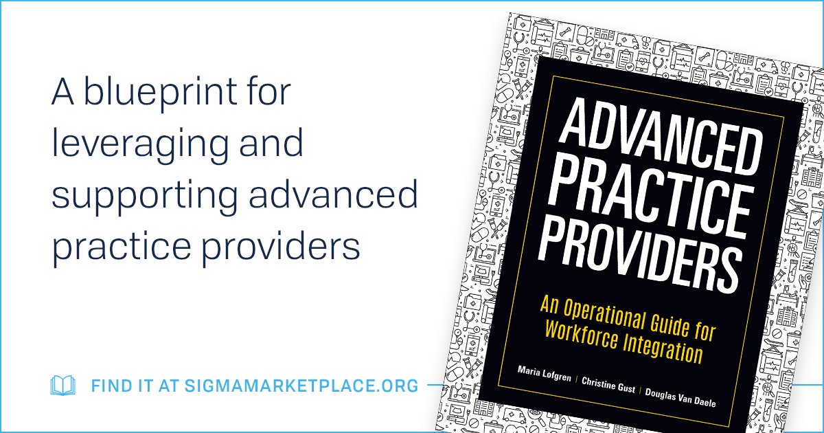 SigmaNursing's tweet photo. New from Sigma: Advanced Practice Providers aims to give leaders at hospitals, clinics, academic programs, and healthcare organizations direction on integrating APPs to optimize top-of-license practice.

Purchase today from Sigma Marketplace » https://t.co/EHIPQuYdEx https://t.co/6vECHk0ZDe