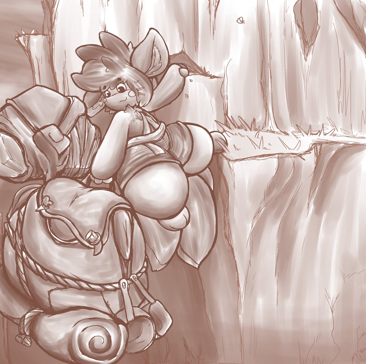 Babalixu's tweet photo. Exploring #メイドインアビス #miabyss #MadeInAbyss https://t.co/Ly0rp3ZxZ2