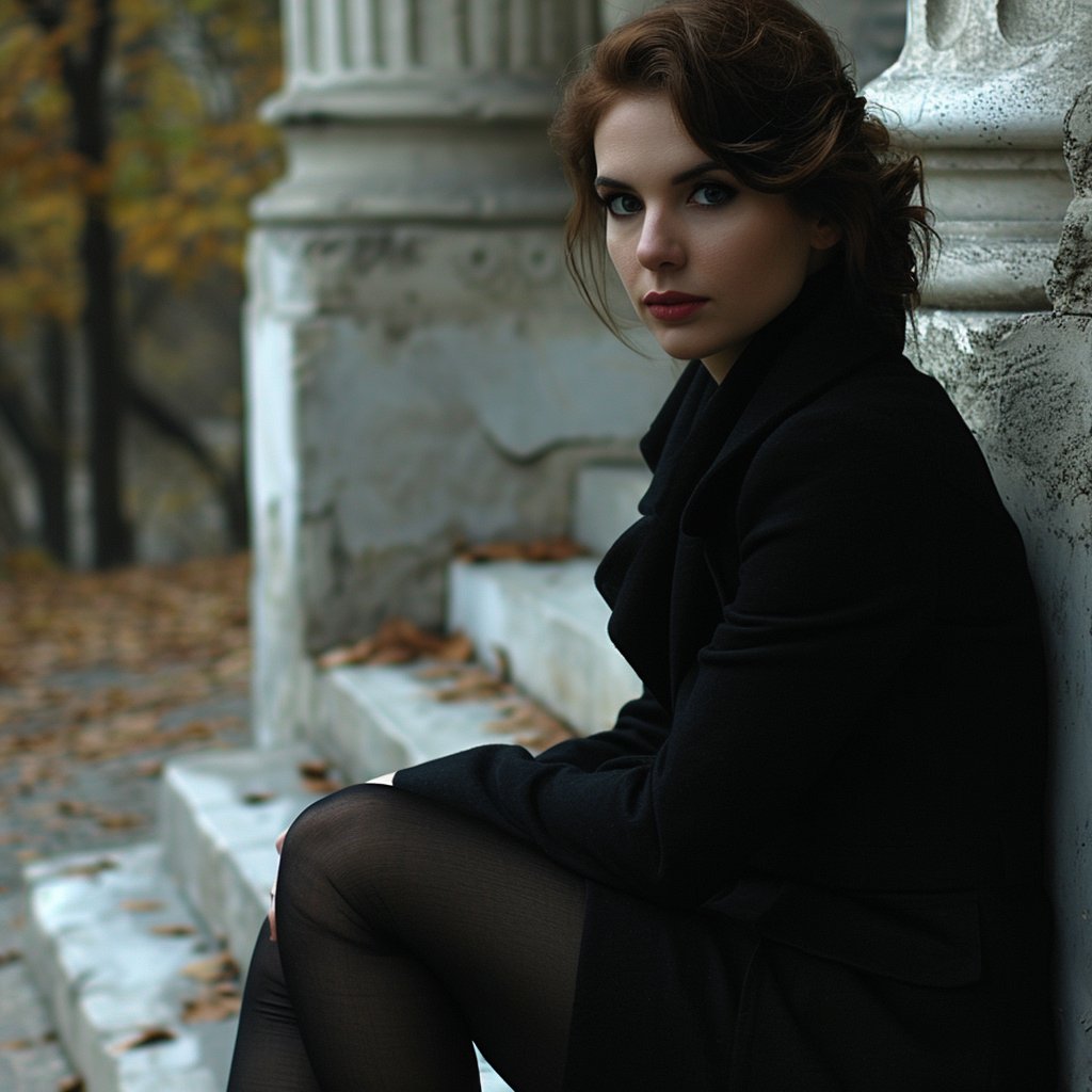 Nylonus's tweet photo. I don't feel comfortable with the fact that my tights are a little too big https://t.co/riysC7CQiM