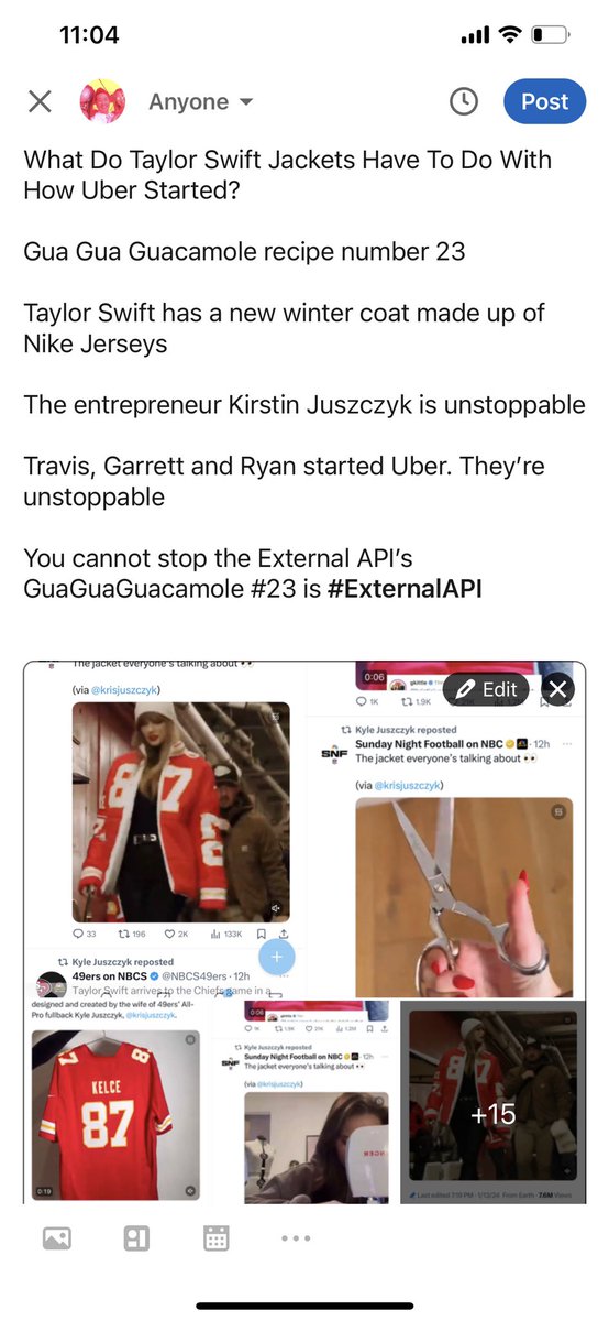 LarryChiang's tweet photo. @MichaelAllenNFL Her overnight success seems like it took @krisjuszczyk appx 5 years
CC #nyfw
BCC #externalAPI
February 12-27
Super Bowl week Feb 5-12 https://t.co/ajfvAlITMM