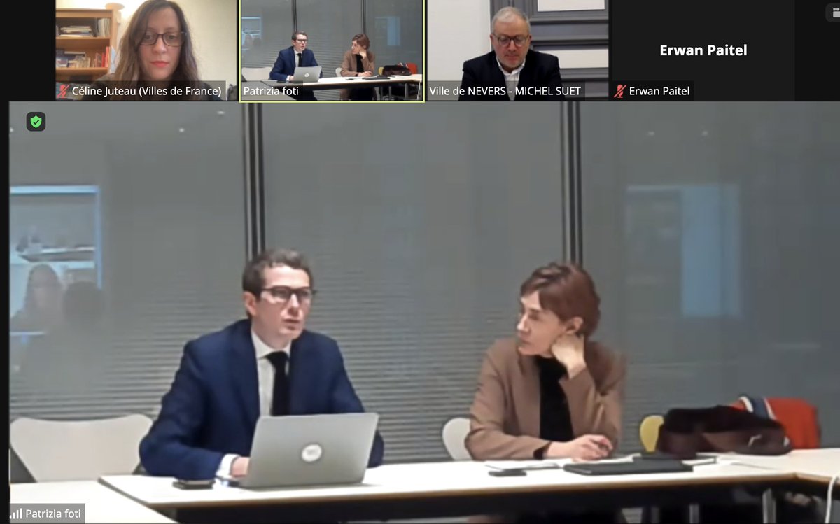 VillesdeFrance's tweet image. Audition de @denisthuriot par le Comité de l'Intelligence artificielle générative: les #villesmoyennes, partagées entre enthousiasme et méfiance, ont besoin d'accompagnement dans leur #TransfoNum #IA