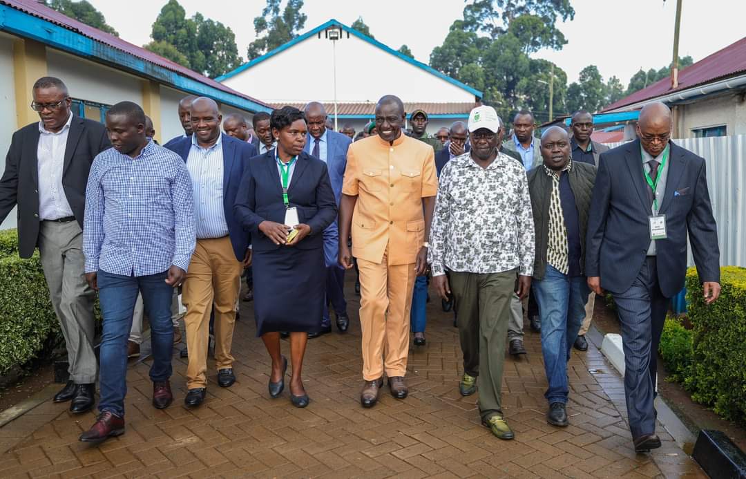 KaiboiTraining's tweet photo. History in the making! 
President Ruto's visit to Kaiboi marks the beginning of a new era. Jitume Lab is launched, and Kaiboi earns its status as a National Polytechnic. Exciting times for our community! 🎉 #KaiboiTransforms #JitumeLab https://t.co/spcfnJyPBa