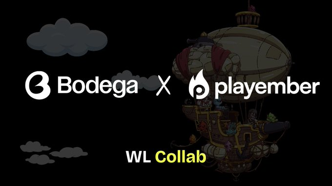 0_bishi_7's tweet image. 🆓Free Min 2750 Emby #NFTs from @play_ember  will start very soon!

🤝@bodega_web3 , teamed up with the #PlayEmber to host a #Whitelist  collab for for #FreeMint

💀In connection with this, an Exclusive drawing will be held through Subber for @ElCafeCartel members

#NEAR #NftMint