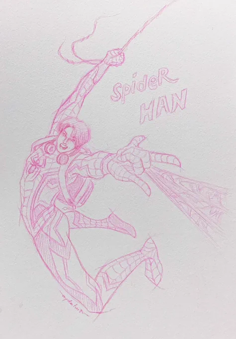 spider-han sketch 