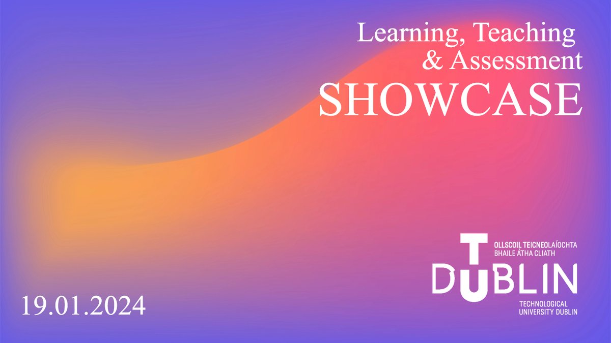 TU Dublin Learning, Teaching & Assessment (@tudublin_lta) on Twitter photo This Friday (19th) we'll be hosting an in-person LTA showcase in our Aungier Street campus, featuring over 30 innovative contributions from <a href="/WeAreTUDublin/">TU Dublin / OT Baile Átha Cliath</a> staff and students and a keynote from <a href="/LydiaJArnold/">Lydia Arnold</a> TU Dublin staff can register by contacting the LTA. This Friday (19th) we'll be hosting an in-person LTA showcase in our Aungier Street campus, featuring over 30 innovative contributions from <a href="/WeAreTUDublin/">TU Dublin / OT Baile Átha Cliath</a> staff and students and a keynote from <a href="/LydiaJArnold/">Lydia Arnold</a> TU Dublin staff can register by contacting the LTA.