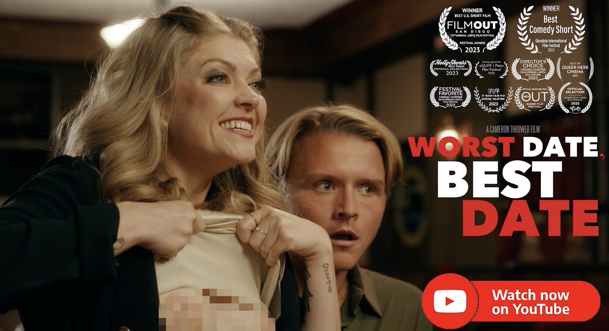 Our newest film WORST DATE, BEST DATE is LIVE!! Thank you to the brilliant cast &amp; crew, contributors, supporters, and film festivals 🎬❤️🎬
youtu.be/ADy7VvFu4MY?si…