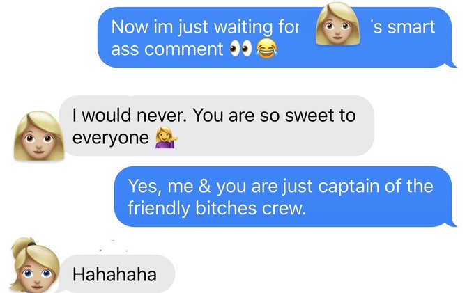 I always get emails &amp; DMs saying &ldquo;I just wanna be friends&rdquo;, and they&rsquo;re funny to me partly because im