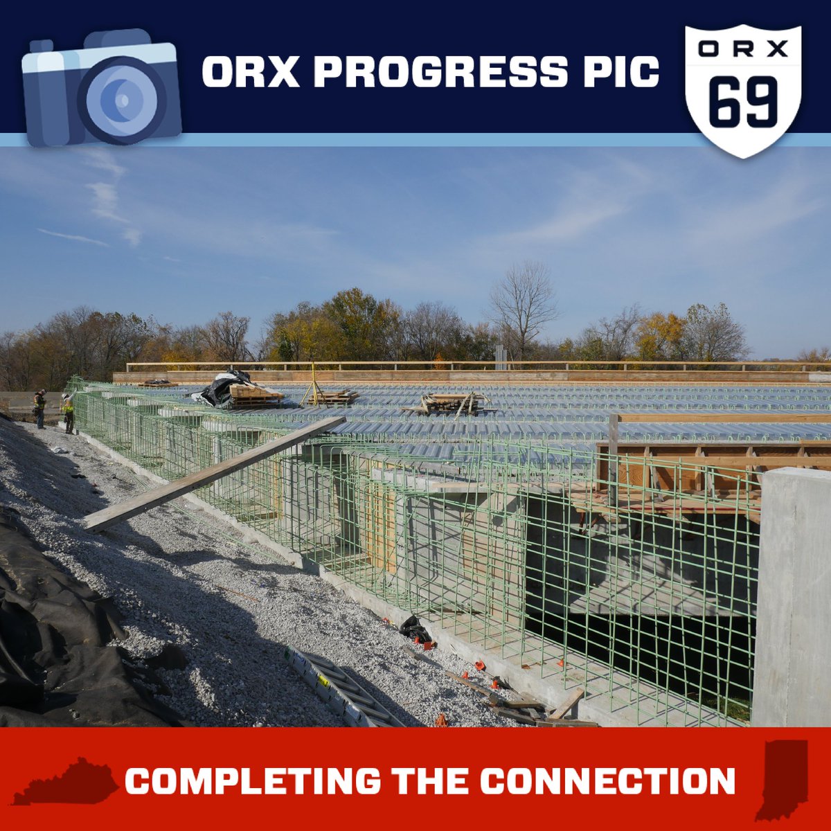 The new bridge at Canoe Creek is taking shape! 

See more at I69OhioRiverCrossing.com/videos-and-pho…. While there, be sure to sign up for project updates.