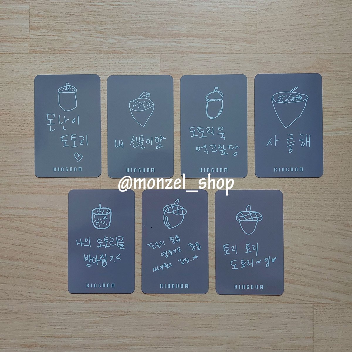 monzel_shop's tweet photo. READY STOCK

#MZ_KINGDOM

WTS (Worldwide &amp; INA)
Kingdom [History Of Kingdom Part 7 Jahan] Music &amp; Drama POB Photo Card (PC) @ 120 K / $10
   ↳ Availability :
    - Dann
    - Arthur
    - Mujin
    - Louis
    - Ivan
    - Hwon
    - Jahan https://t.co/utACkd09ef