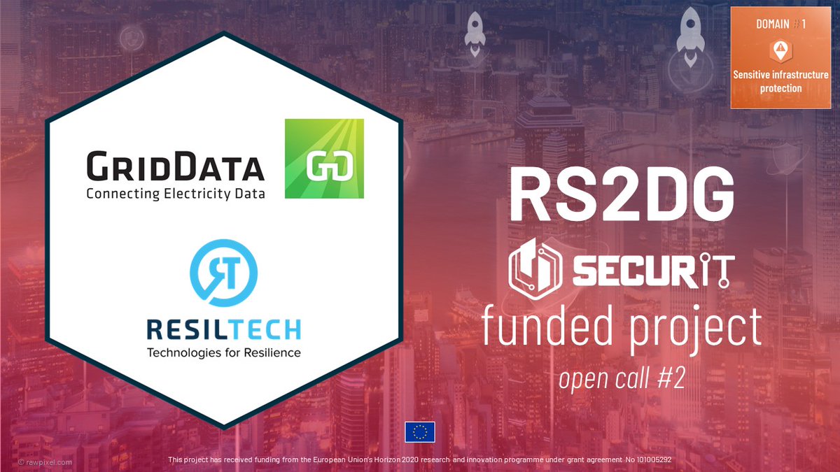 🛡🔎 SecurIT Open Call 2 funded projects Zoom#16 #RS2DG The #RS2DG project ensures reliable electricity distribution infrastructure by protecting its digital twin through real-time alerts. 👉Learn more ➡ securit-project.eu/funded-project…