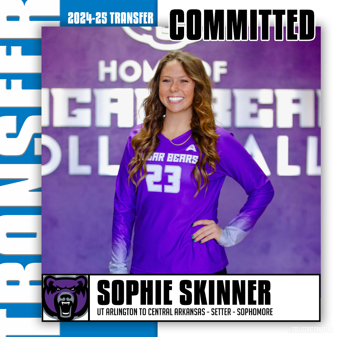 CVBTransfers's tweet photo. 𝗧𝗿𝗮𝗻𝘀𝗳𝗲𝗿

✏️: Sophie Skinner
🏐: Setter
🎓: Sophomore
⬅️: UT Arlington
➡️: Central Arkansas
✖️: @sophieskinner_1

#CollegeVBTransfers | #NCAAWVB https://t.co/FWE0FXDAnw