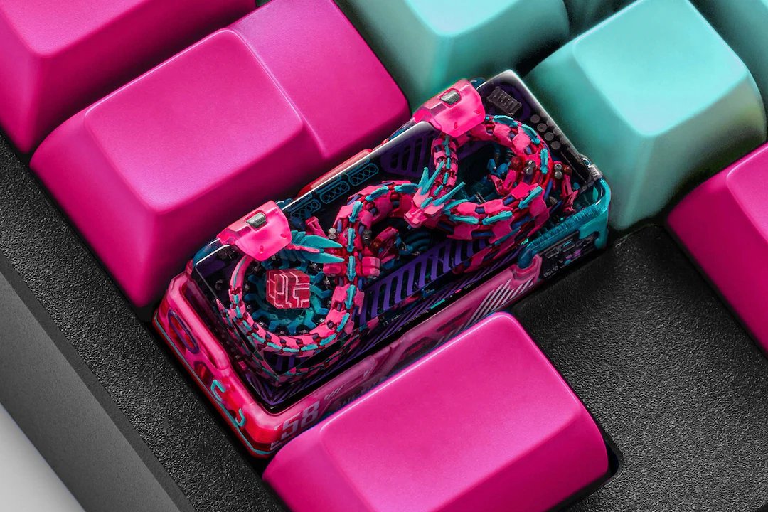 pop_holmes's tweet photo. This, My friends, is a custom keycap from Dwarf Factory. The most prettiest I have seen in My entire life
Its available for preorder at Drop for $65 #ad
https://t.co/5AJCWiphlQ
#customkeycap #keycaps #artisankeycap @drop @dwarffactory https://t.co/fyNYnCTEI8