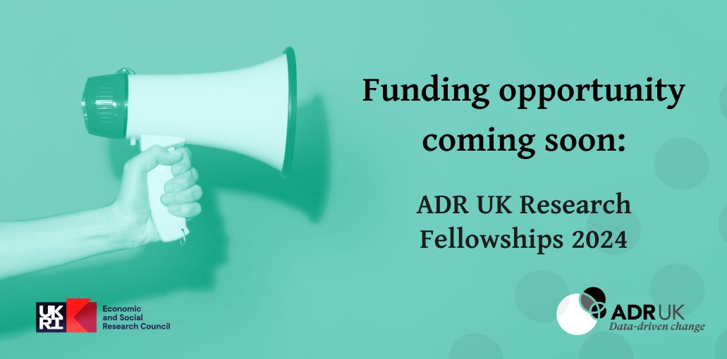 📢 ADR UK will soon open applications for Research Fellowships 2024 📢 Fellows will conduct research demonstrating the #policy impact potential of ADR England flagship datasets. adruk.org/news-publicati…