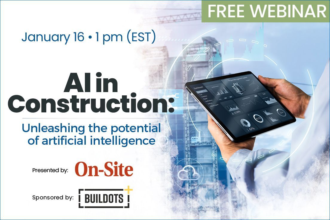 Join us today at 1 PM to explore the game-changing impact of AI in Canadian construction!  Featuring our VP of Innovation & Construction Technology, Hammad Chaudhry, and experts, including Adam Freill from On-Site Magazine. Register here: us02web.zoom.us/webinar/regist…