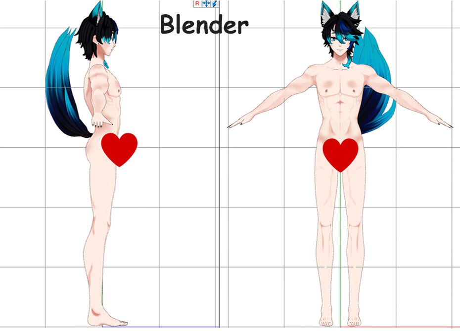Orion_Mgstar's tweet photo. Comisión de remodelación de cabeza, cabello y cuerpo nuevos hechos por blender, el antes y el después del modelo de @KetchupVt  ,tiene otra cosita más que me comisionó, pero me da cosita enseñarlo por qué es +18 uwu👉👈
#vtuber #blender #blender3d #VtuberES #VRoid #VRoidStudio https://t.co/qH99RArWBm