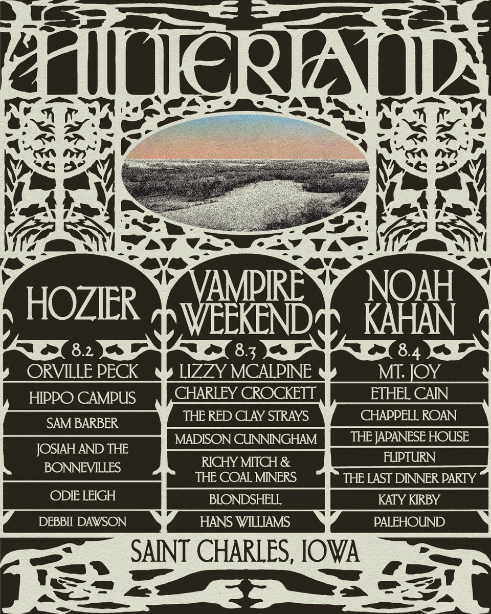 Festive Owl (@thefestiveowl) on Twitter photo VIP GIVEAWAY — @HinterlandIowa reveals 2024 lineup: <a href="/Hozier/">Hozier</a>, @VampireWeekend, <a href="/NoahKahan/">Noah Kahan</a> + more.
ENTER NOW for a chance to win (2) VIP tickets. 👇
To enter:
1. Follow <a href="/TheFestiveOwl/">Festive Owl</a> + <a href="/Festisia_HQ/">Festisia</a>
2. RT this
Winner contacted on 1/23.
Good luck. VIP GIVEAWAY — @HinterlandIowa reveals 2024 lineup: <a href="/Hozier/">Hozier</a>, @VampireWeekend, <a href="/NoahKahan/">Noah Kahan</a> + more.
ENTER NOW for a chance to win (2) VIP tickets. 👇
To enter:
1. Follow <a href="/TheFestiveOwl/">Festive Owl</a> + <a href="/Festisia_HQ/">Festisia</a>
2. RT this
Winner contacted on 1/23.
Good luck.
