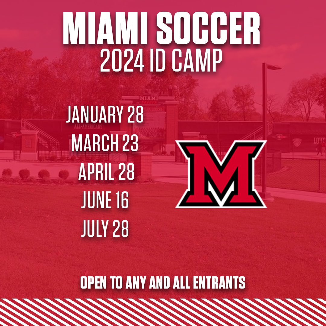 Sign up for one of our future ID camps!!! Be trained by the coaching staff, tour the athletics facilities, and receive a tour of the most beautiful campus that ever was!!! Register at …rsitywomenssoccercamps.totalcamps.com/shop/EVENT