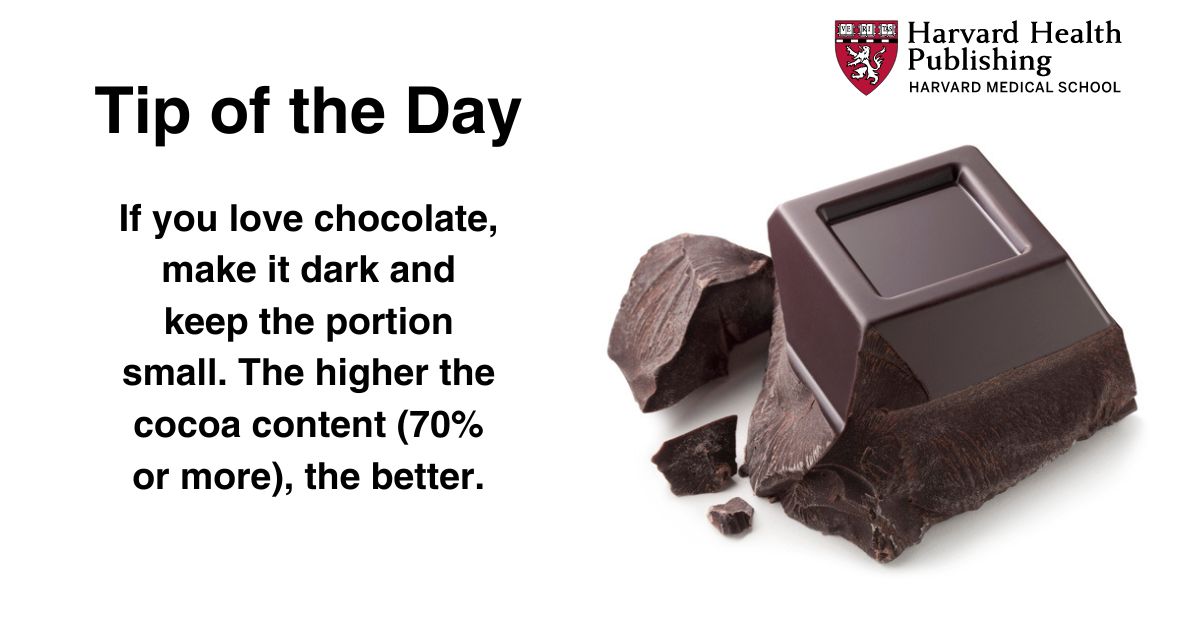 Harvard Health tweet media