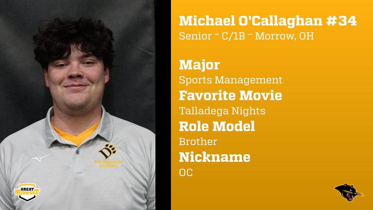 Senior - Michael O'Callaghan brings us to #29daysaway on our Panther Pre-Season Countdown!